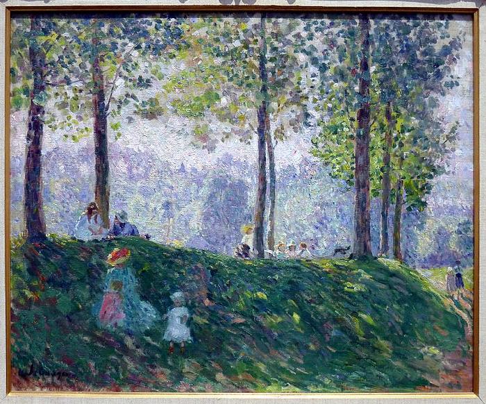 Henri Lebasque Prints An afternoon in the park France oil painting art